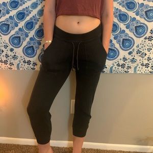 Charcoal gray lounge pants